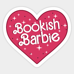 Bookish Barbie/Barbiecore Sticker